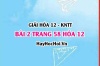 Giải bài 2 trang 58 Hóa 12 Kết nối tri thức SGK